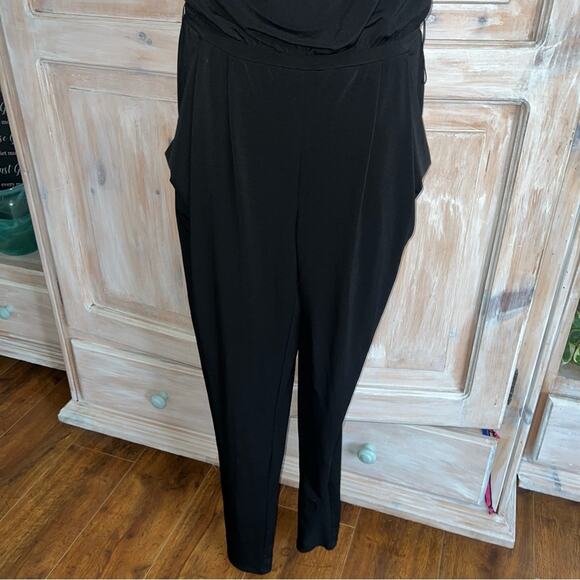 Michael Kors Black Pantsuit Jumper Jumpsuit Women’s Small - Picture 4 of 7